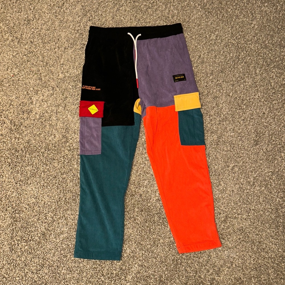 Boys Aelfric Eden Patchwork Corduroy Cargo Pants size XL